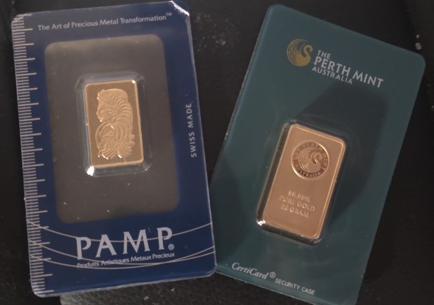20 Gram & 10 Gram Gold Bars