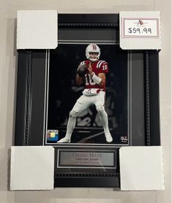Drake Maye New England Patriots 8x10 Photo Framed 13x16
