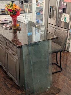 3 Panels of 3/8in Thick Glass
