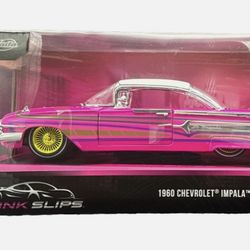 Jada Toys 1960 Chevrolet Pink Lowrider Impala VHTF
