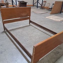 Mid Century Modern Full Bed Frame 
