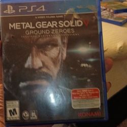 PS4 Game Metal Gear Survival In Perfect Condition 