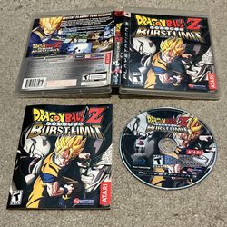 Dragon Ball Z: Burst Limit Sony Playstation 3 PS3 Game Complete CIB w/ Manual