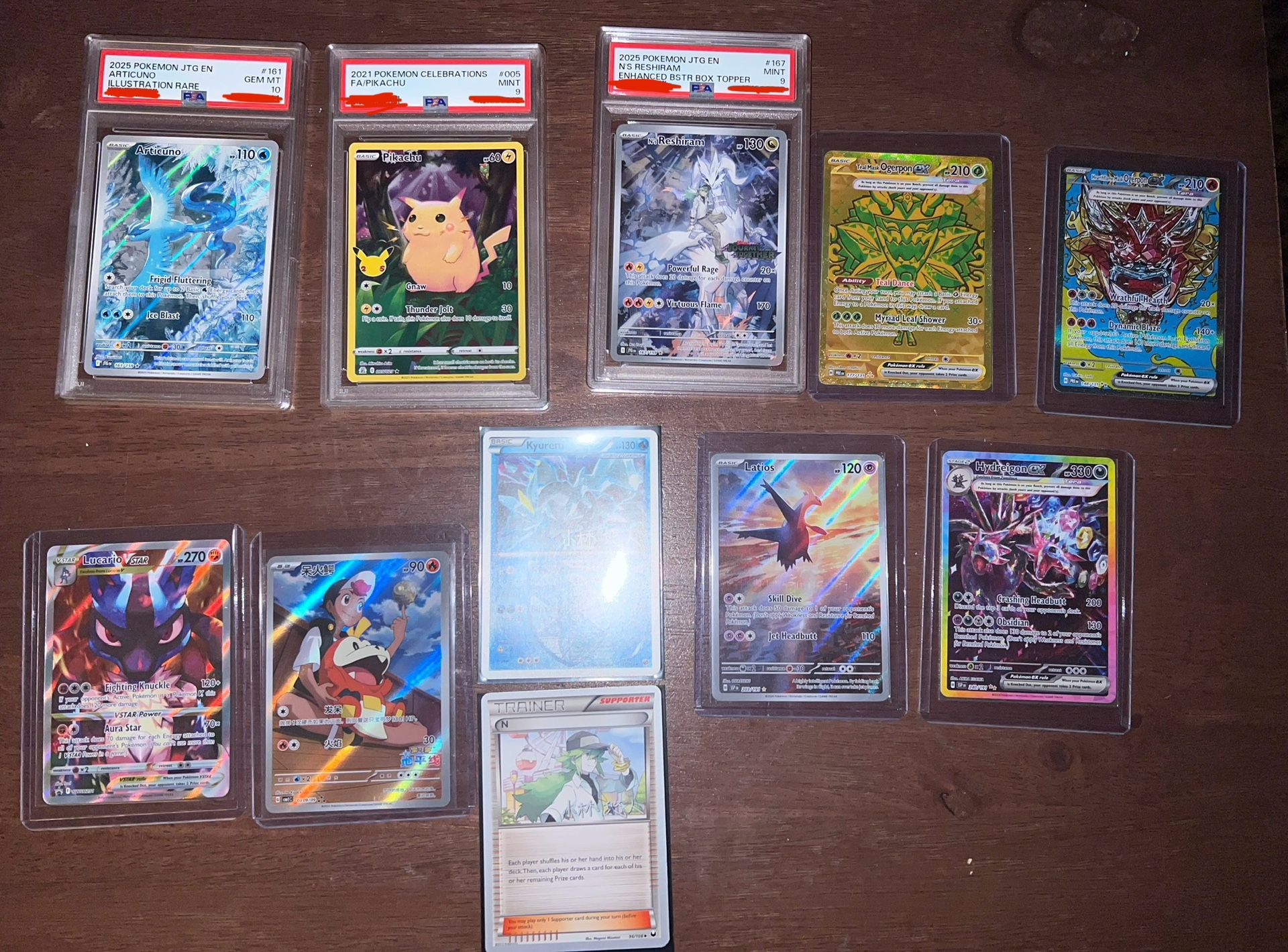 Pokemon Slabs And Raw Card Lot