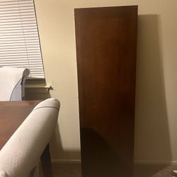 Hard Wood Table With Piece To Open . Seats 8