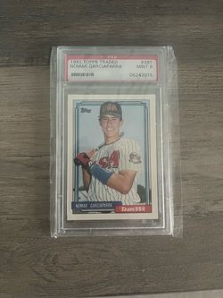 Topps Nomar Garciappara 1992 traded team USA card, PSA Mint 9