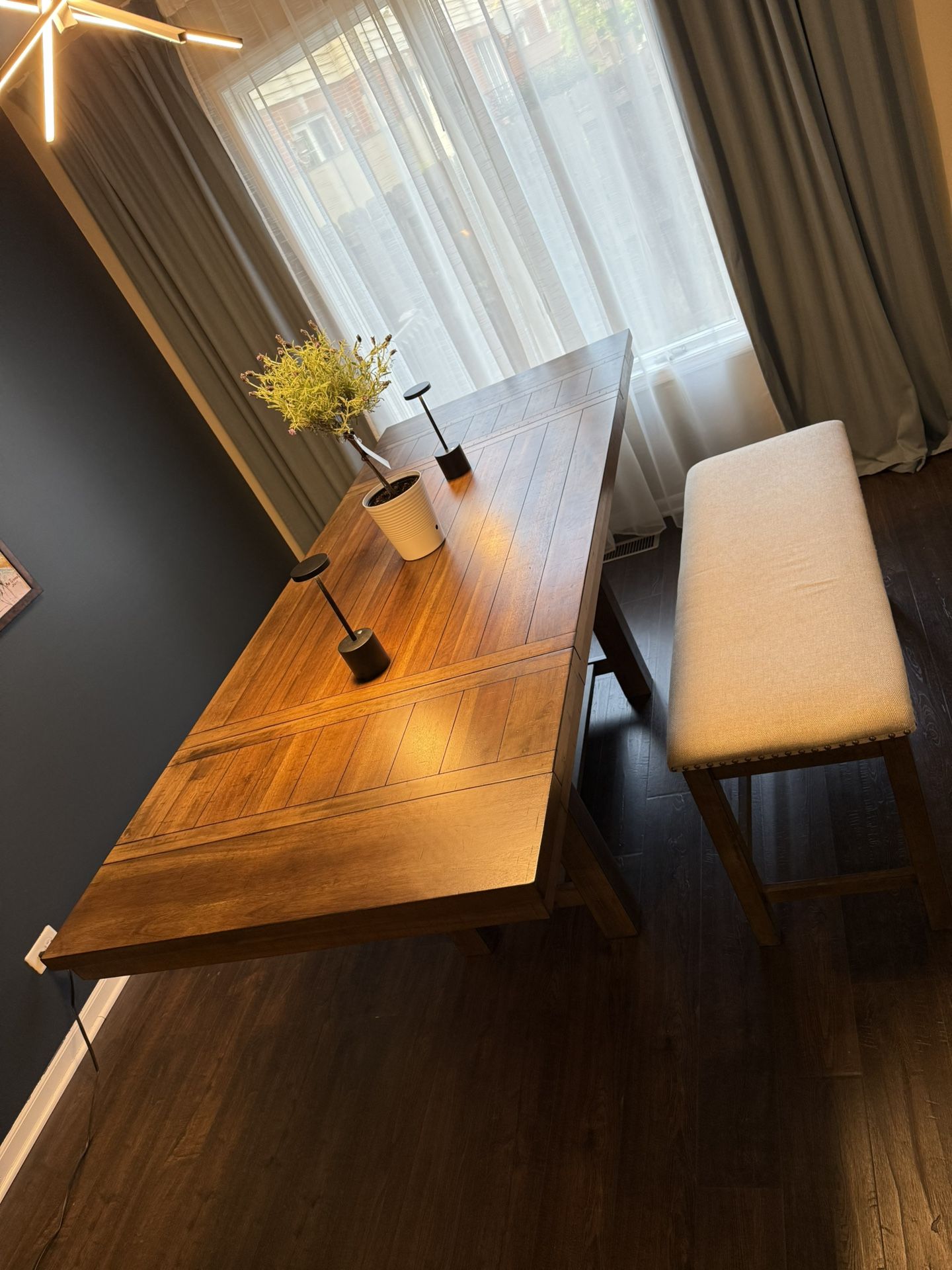 Counter height Table With Bench