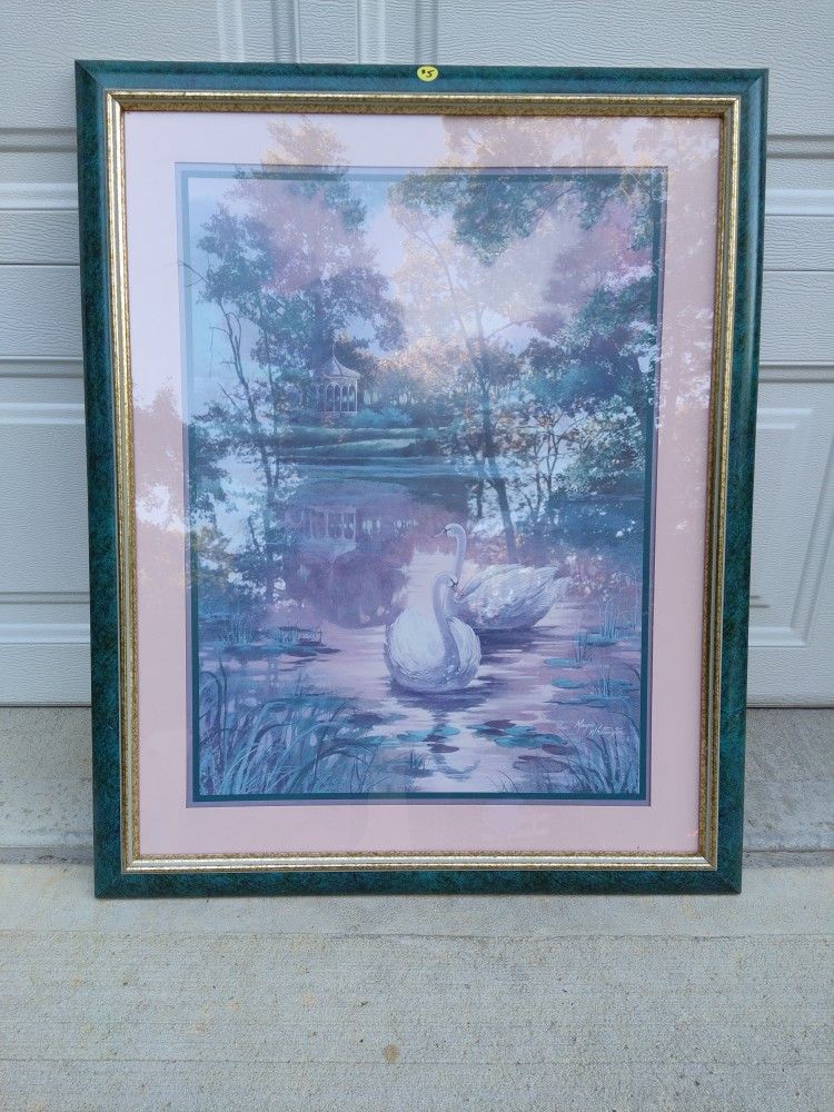 Margie Whittington " Swans On A Pond"