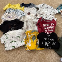 Unisex / Girls Baby Short Sleeve Onesies | 3 Months