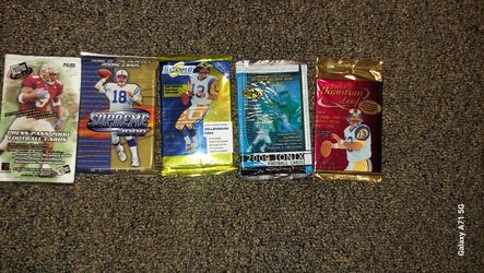 Tom brady ROOKIE FOOTBALL PACKS FROM 2000