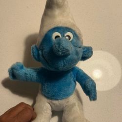 Vintage 1979 Schleich Smurf Plush Toy