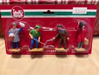 New LGB g scale train figures