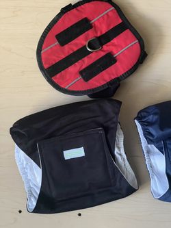 Wegreeco Washable Male Dog Belly Wraps and A Harness