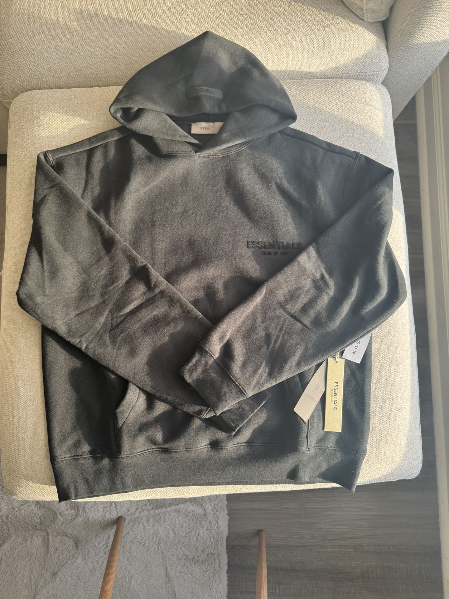 Black Essentials Hoodie