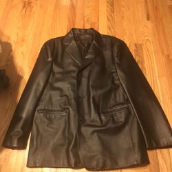 Men’s XL Croft & Barrow Leather Coat