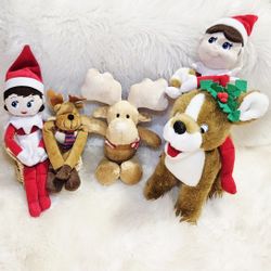 Elf On The Shelf Dolls and Friends Plushies Bundle 🎅🎄✨️