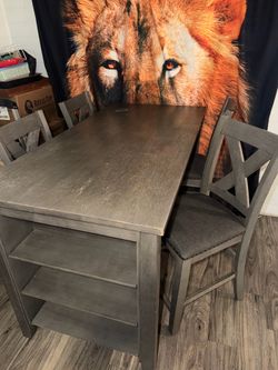 Table and chairs