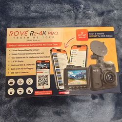 New: R2-4K PRO model Dash Cam and ROVE Ultimate 3-Lead Hardwire Kit