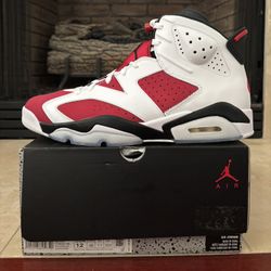 Jordan 6 Carmine Sz 12