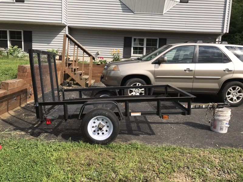 Carry-On Trailer 7 ft. x 12 ft. Mesh High Side Utility Trailer, 7X12GWHS16  at Tractor Supply Co.