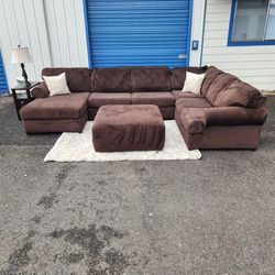 Sectional Sofa From Ashley Furniture + Ottoman FREE DELIVERY 