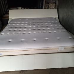 KING SIZE BED FRAME WITH MATTRESS 