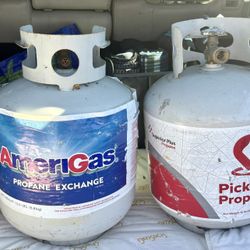 (2) Propane Tank Spares- 15 Lbs Capacity (Good for Refill or Exchange) $20 EACH