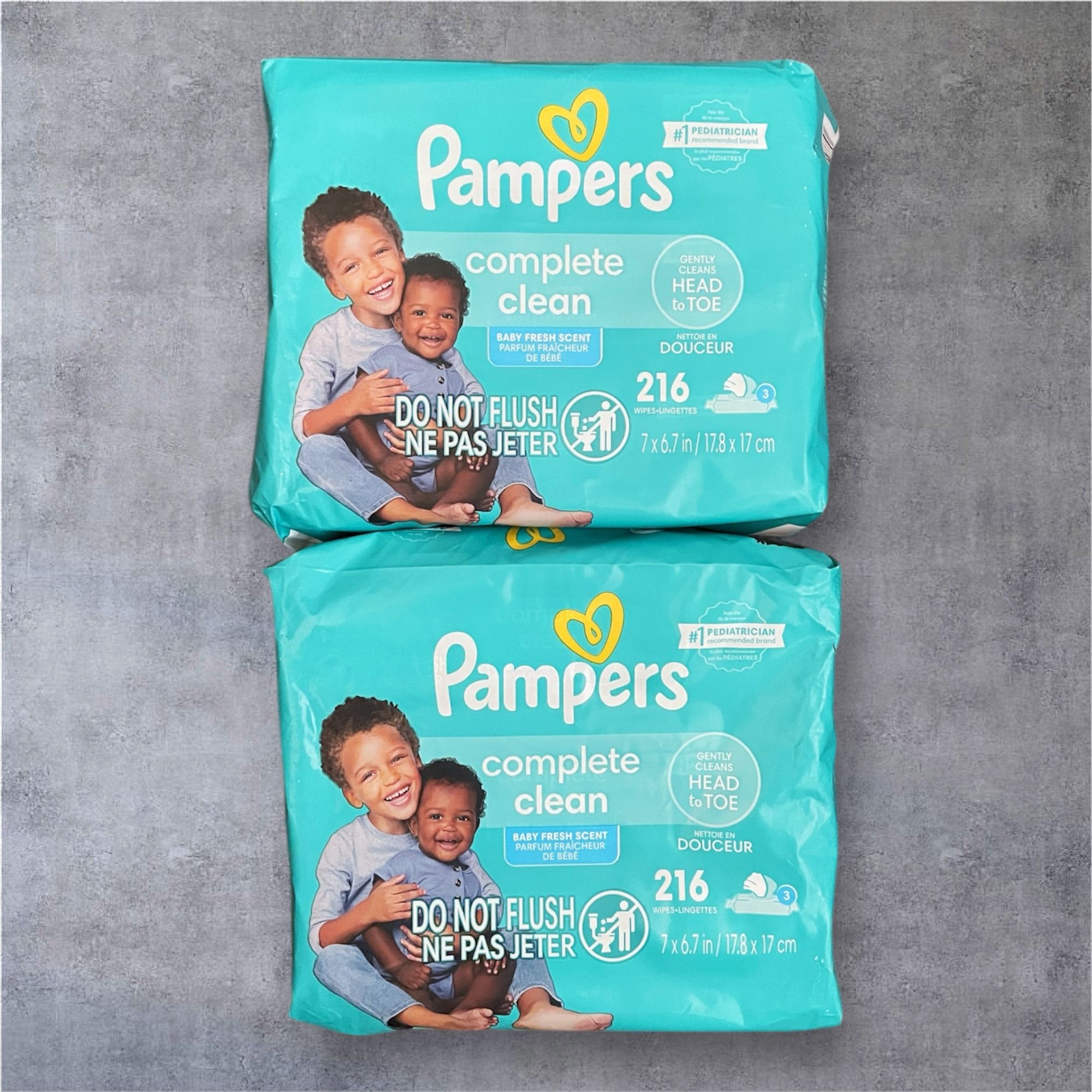 Pampers Complete Clean Baby Wipes 216ct