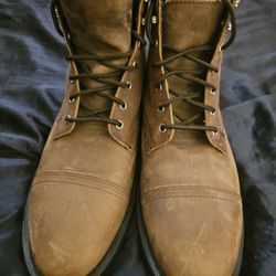 Thursday Boots Company - Captain Light Brown Leather Boots- Men's Size 10.5 Wide