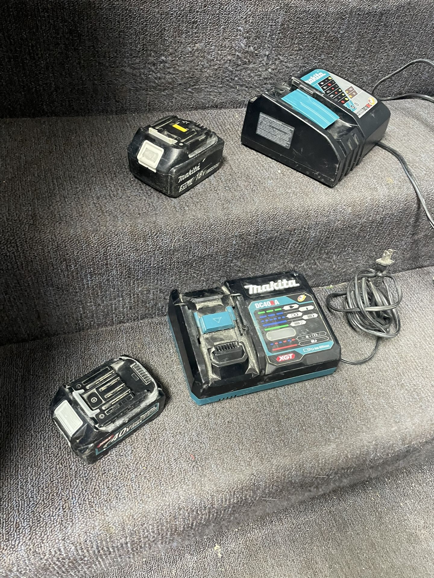 Makita 40v And 18v Batteries/chargers