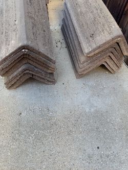 Flat roof tile Concrete Angle Edge Pieces –