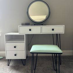 White Vanity Set