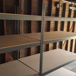 3 Tier Garage Shelving 72 in W x 36 in D Rivet Storage Rack Similar to Uline Stronger Than Homedepot Lowes And Costco Delivery Available