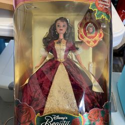 Beauty and the Beast Bella Enchanted Christmas special additon barbie and Holiday Barbie Special additon