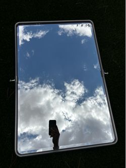 Silver Framed Mirror