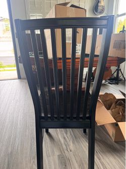 Pier, one imports, black dining chair