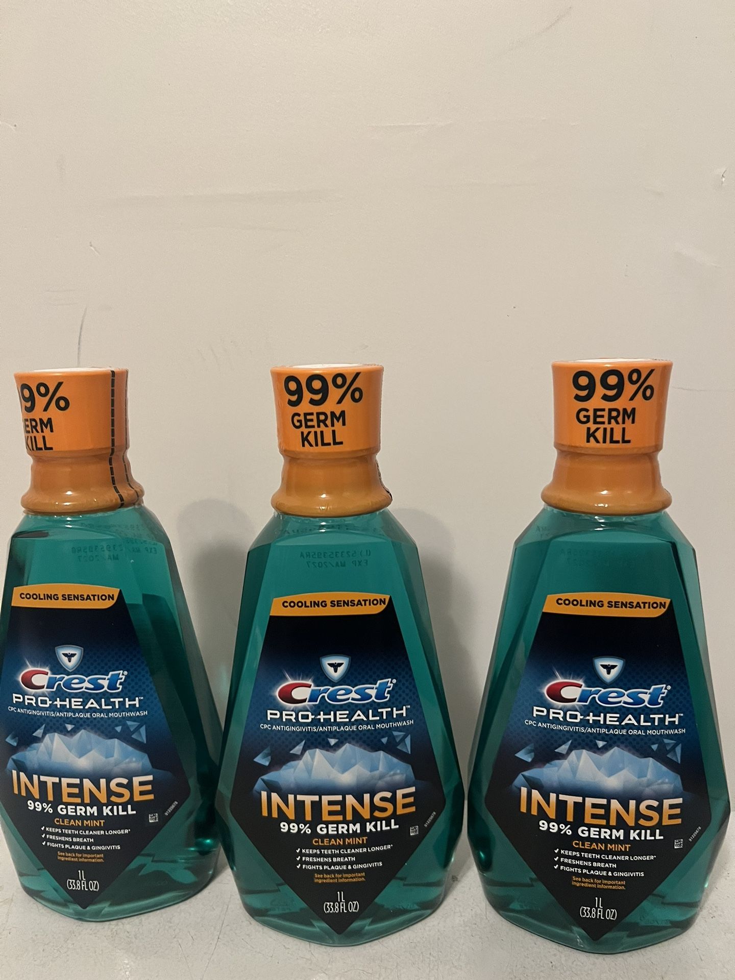 Crest Pro Health Intense Mouthwash 1 L $4 Each