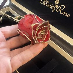 Real flower 24k gold plated - good gift for her