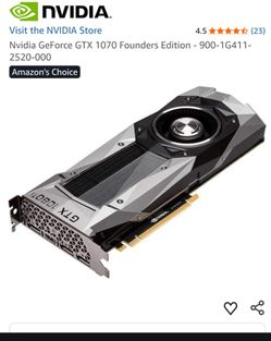 Nvidia GeForce GTX 1070 Founders Edition GPU