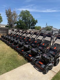 ECHO $370$ each cada uno
21 in. 163 cc Briggs and Stratton Gas 3-in-1 One Blade RWD Self-Propelled Walk Behind Lawn Mower w/ 7 Height Adjustments