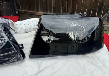 04-08 Ford F-150 Smoke Clear Reflector Headlights