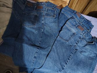 Pantalones Kirkland Signature Mezclilla Azules. Talla 36 X 30.