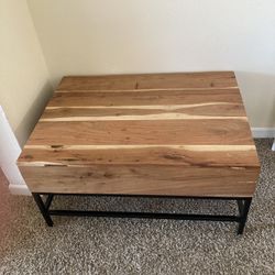 Wood Coffee Table 36X26X18 (paid $500 2 months ago)