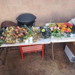 Plants mixed Artificial Holiday Decor Lot