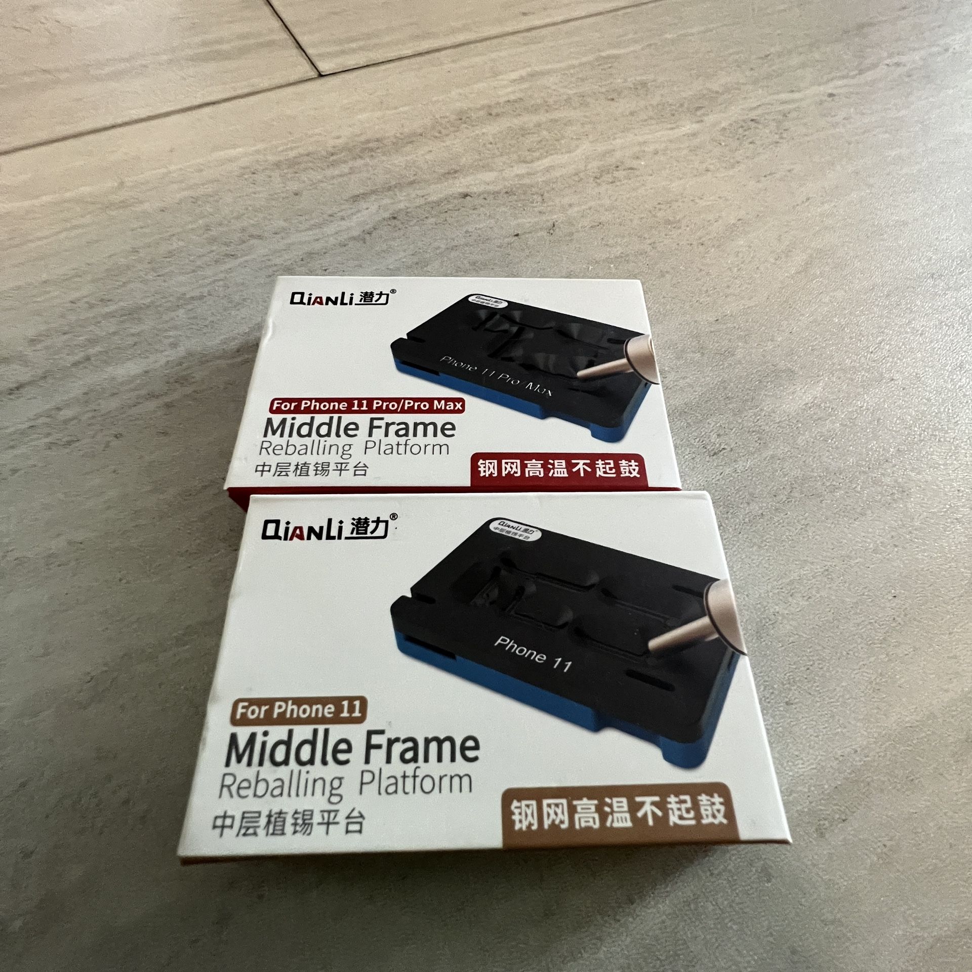 QIANLI TOOLPLUS MIDDLE FRAME REBALLING PLATFORM FOR IPHONE 11/11 PRO/11 PRO MAX