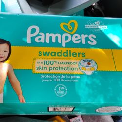 Two Packs Pampers