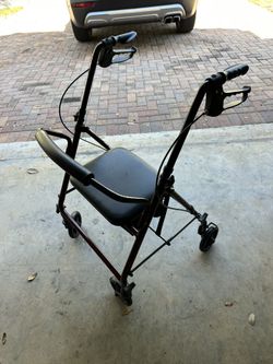Walker With Seat