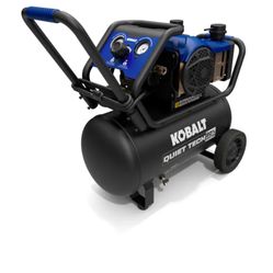 Kobalt QUIET TECH 10-Gallon Portable Electric 175 PSI Horizontal Air Compressor