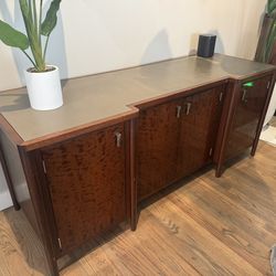 Solid Desk + Cabinet =amazing deal!