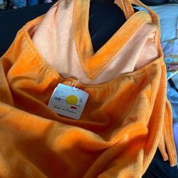 Halter Top Orange 